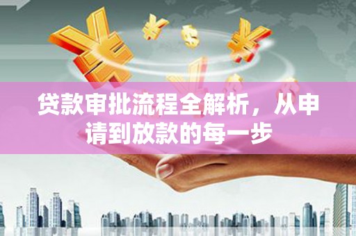 武侯贷款审批流程全解析，从申请到放款的每一步
