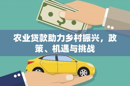 武侯农业贷款助力乡村振兴，政策、机遇与挑战