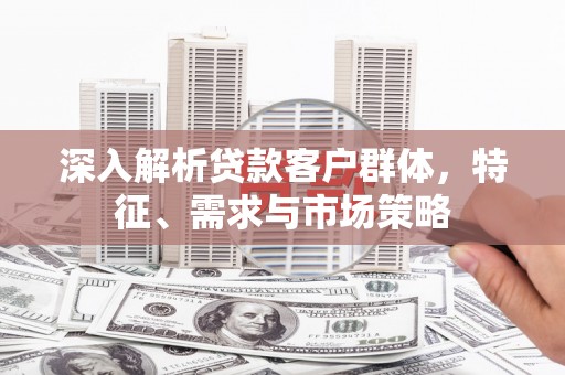 武侯深入解析贷款客户群体，特征、需求与市场策略