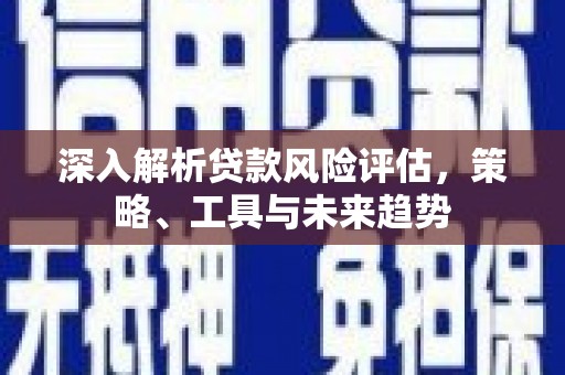 武侯深入解析贷款风险评估，策略、工具与未来趋势