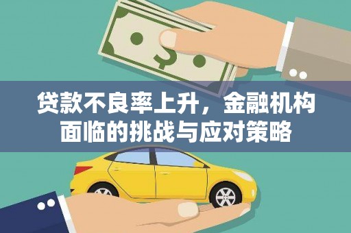 武侯贷款不良率上升，金融机构面临的挑战与应对策略