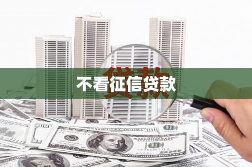 武侯不看征信贷款
