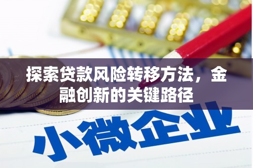 武侯探索贷款风险转移方法，金融创新的关键路径