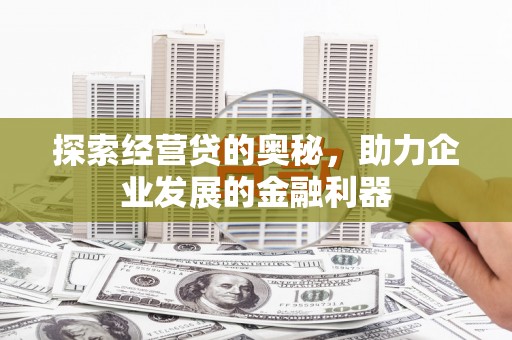 武侯探索经营贷的奥秘，助力企业发展的金融利器