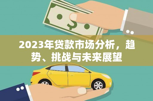 武侯2023年贷款市场分析，趋势、挑战与未来展望