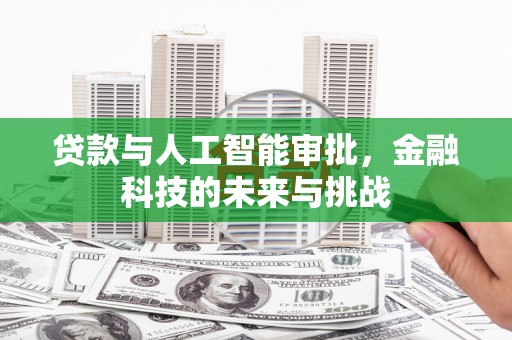 武侯贷款与人工智能审批，金融科技的未来与挑战