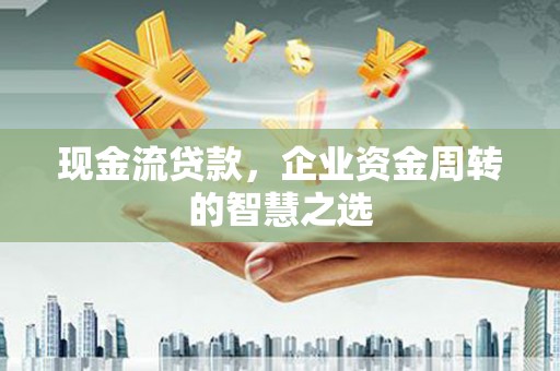 武侯现金流贷款，企业资金周转的智慧之选