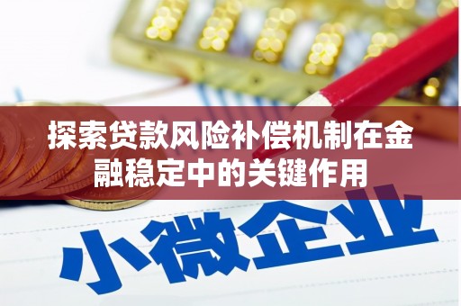 武侯探索贷款风险补偿机制在金融稳定中的关键作用