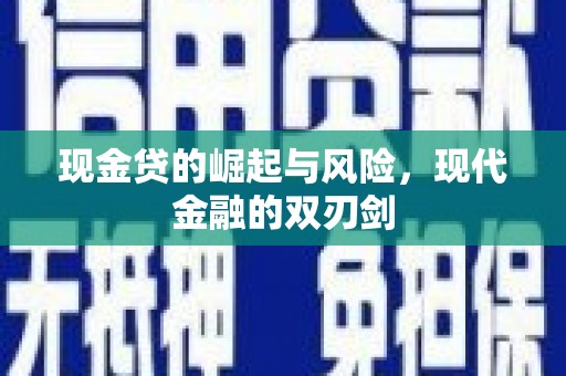武侯现金贷的崛起与风险，现代金融的双刃剑