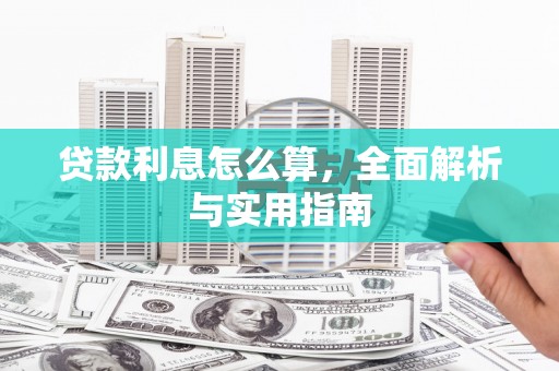 武侯贷款利息怎么算，全面解析与实用指南