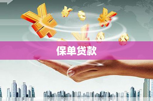 武侯保单贷款