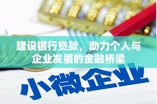 武侯建设银行贷款，助力个人与企业发展的金融桥梁