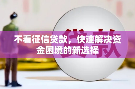 武侯不看征信贷款，快速解决资金困境的新选择