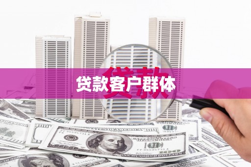 武侯贷款客户群体
