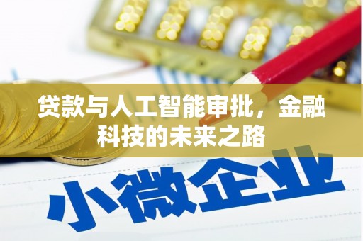武侯贷款与人工智能审批，金融科技的未来之路
