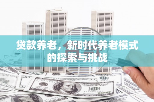 武侯贷款养老，新时代养老模式的探索与挑战
