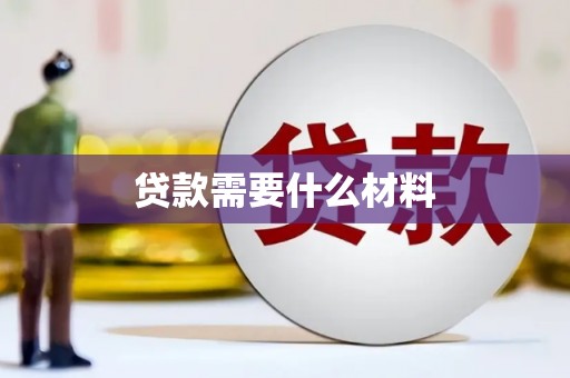 武侯贷款需要什么材料