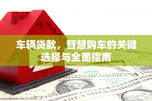 武侯车辆贷款，智慧购车的关键选择与全面指南