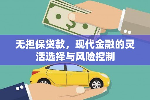 武侯无担保贷款，现代金融的灵活选择与风险控制