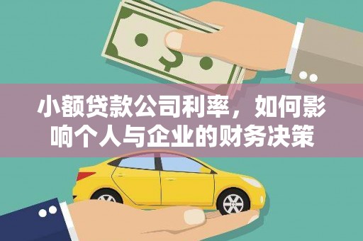武侯小额贷款公司利率，如何影响个人与企业的财务决策