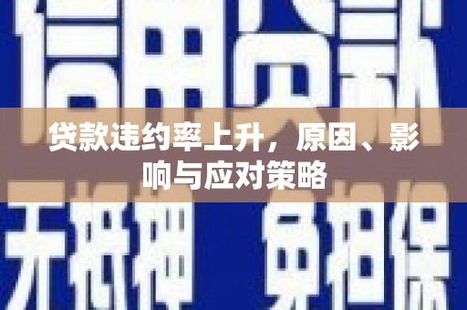 武侯贷款违约率上升，原因、影响与应对策略