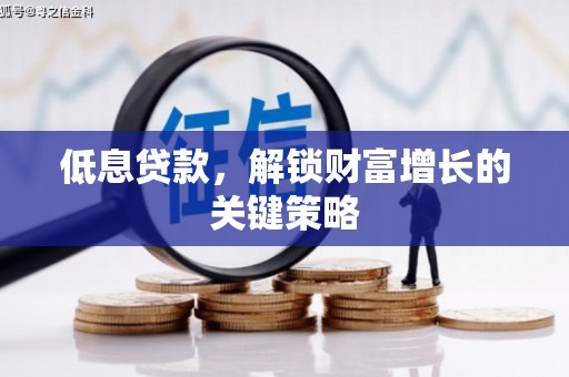 武侯低息贷款，解锁财富增长的关键策略