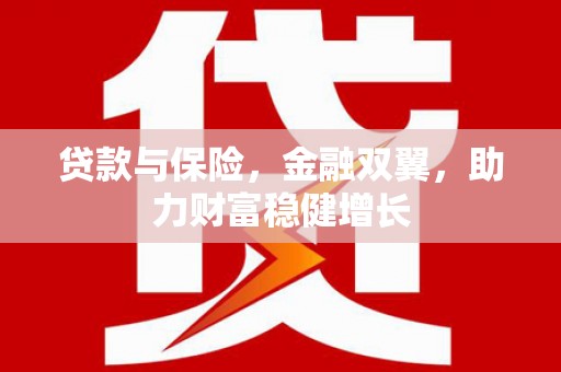 武侯贷款与保险，金融双翼，助力财富稳健增长