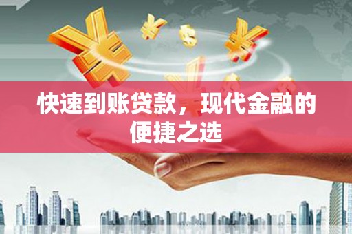 武侯快速到账贷款，现代金融的便捷之选