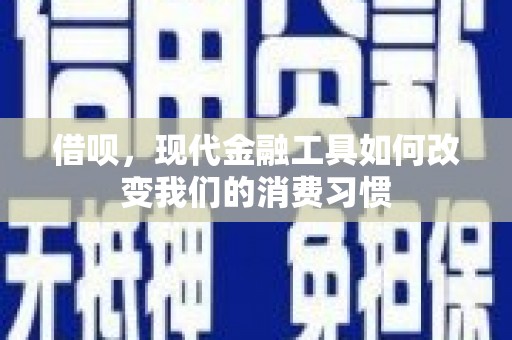 武侯借呗，现代金融工具如何改变我们的消费习惯