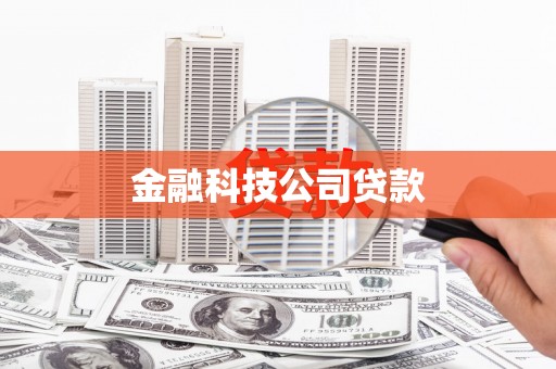 武侯金融科技公司贷款