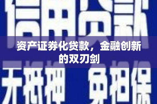武侯资产证券化贷款，金融创新的双刃剑