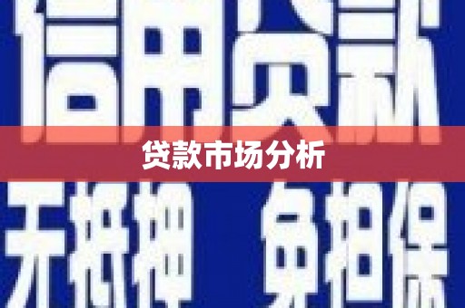 武侯贷款市场分析