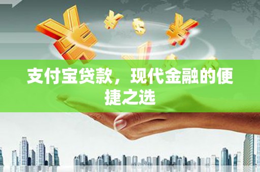 武侯支付宝贷款，现代金融的便捷之选