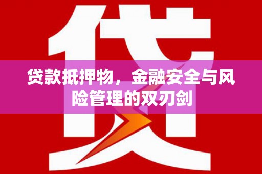 武侯贷款抵押物，金融安全与风险管理的双刃剑