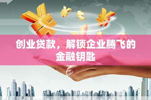 武侯创业贷款，解锁企业腾飞的金融钥匙