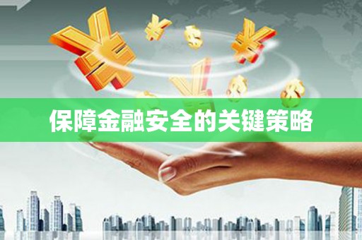 武侯保障金融安全的关键策略