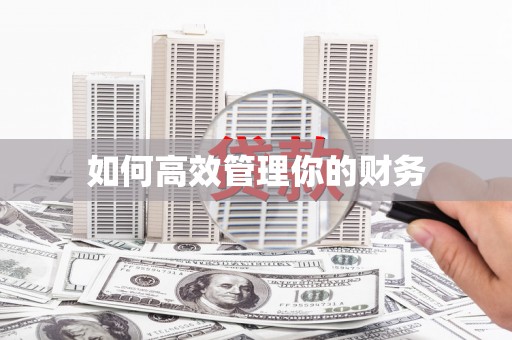 武侯如何高效管理你的财务
