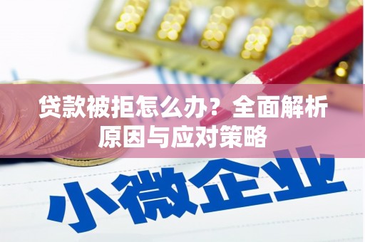 武侯贷款被拒怎么办？全面解析原因与应对策略