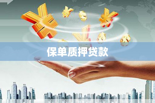 武侯保单质押贷款