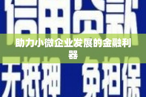 武侯助力小微企业发展的金融利器