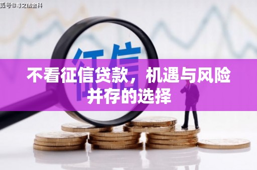 武侯不看征信贷款，机遇与风险并存的选择